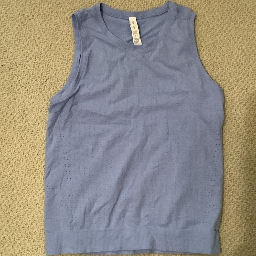 Athleta Light Blue Women's Tank Top XS